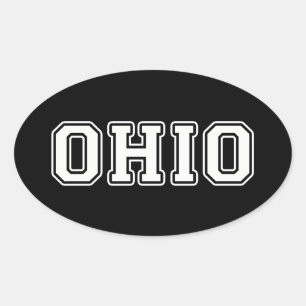 Ohio Oval Sticker