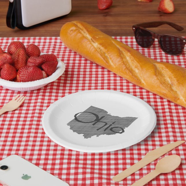 Ohio Paper Party Plates (Picnic)