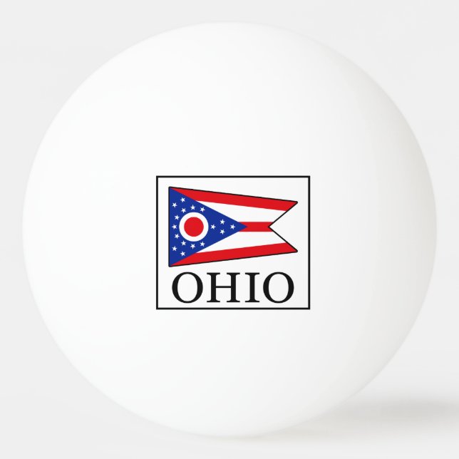 Ohio Ping Pong Ball (Front)