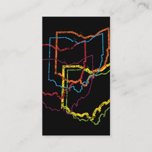 ohio pride blur business card (Front)