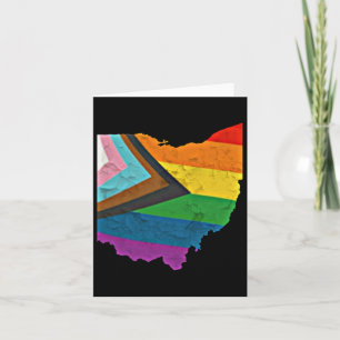Ohio Pride Sticker  Card