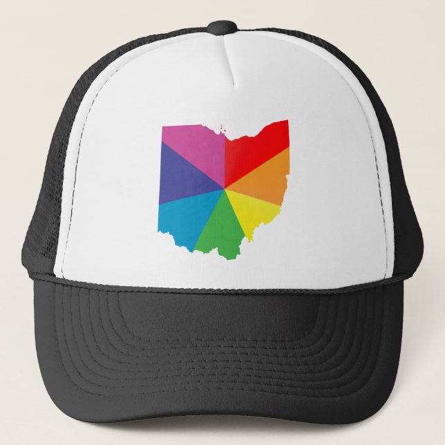 ohio pride. trucker hat (Front)