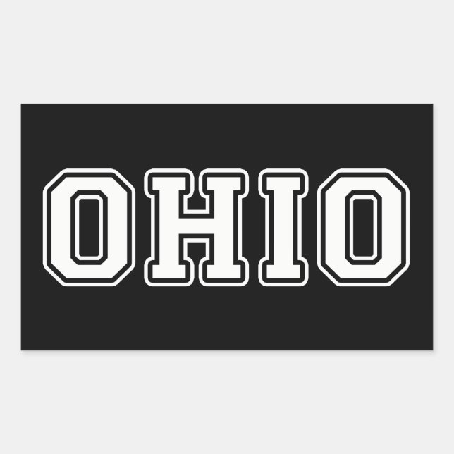 Ohio Rectangular Sticker (Front)
