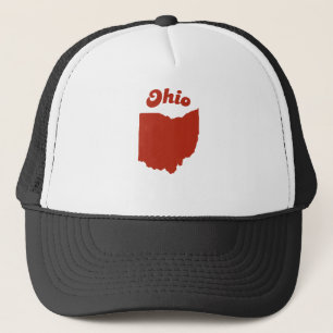 OHIO Red State Trucker Hat