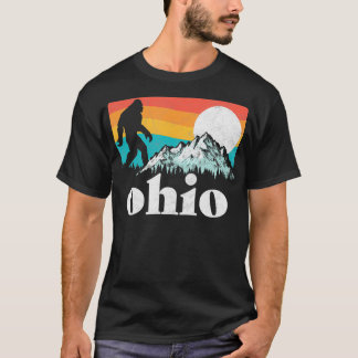 Ohio Retro State Pride Mountains  T-Shirt
