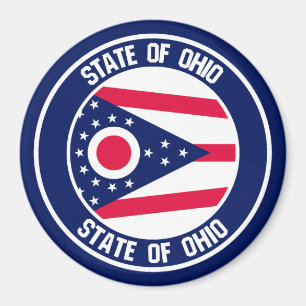 Ohio Round Emblem Magnet