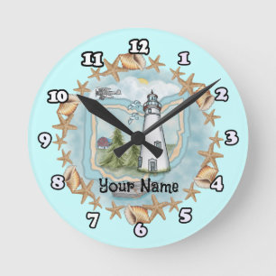 Ohio Shells Lighthouse  clock