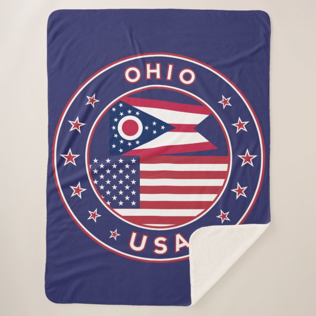 Ohio Sherpa Blanket (Front)