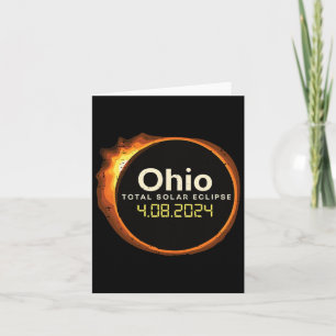 Ohio Solar Eclipse 2024 Totality April 8 Men Women Card
