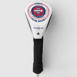 Ohio State Circle Custom Golf Head Cover