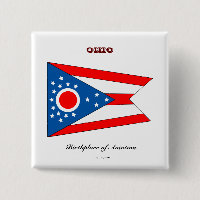 Ohio state flag and slogan