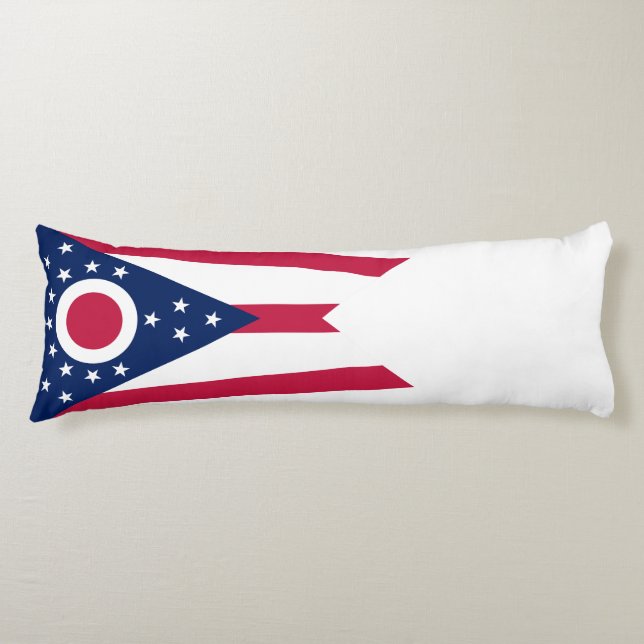 Ohio State Flag Body Cushion (Front)