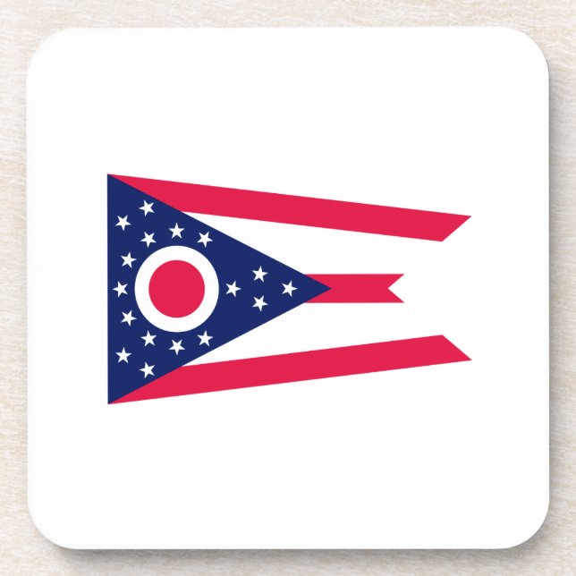 Ohio State Flag Design Coaster (Front)