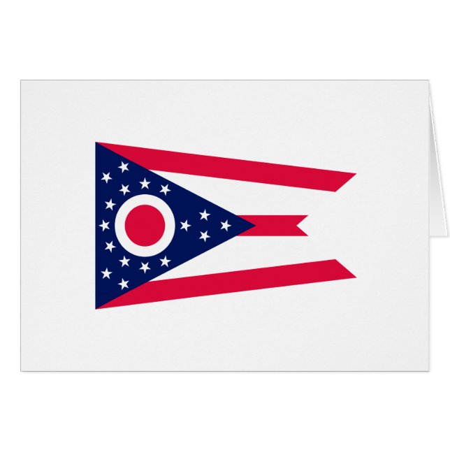 Ohio State Flag Design Decor (Front Horizontal)