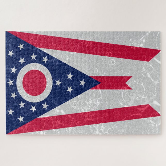 Ohio State Flag Jigsaw Puzzle (Horizontal)