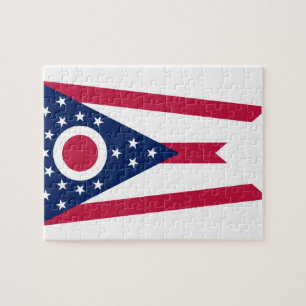 Ohio State Flag Jigsaw Puzzle