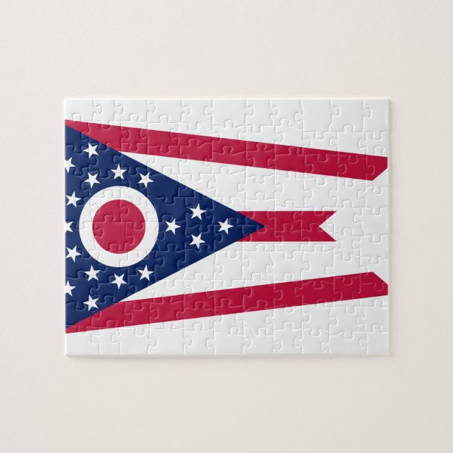 Ohio State Flag Jigsaw Puzzle (Horizontal)