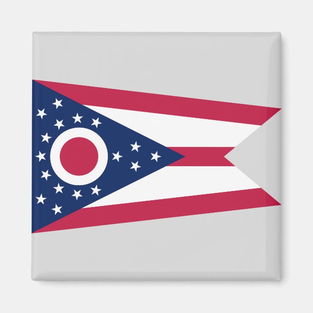 Ohio State Flag Magnet (Front)