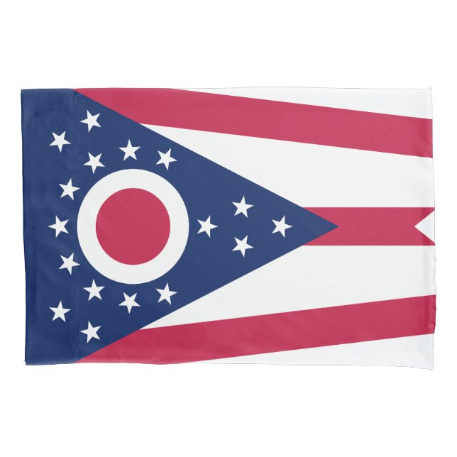 Ohio State Flag Pillowcase (Front)