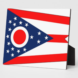 Ohio State Flag Plaque