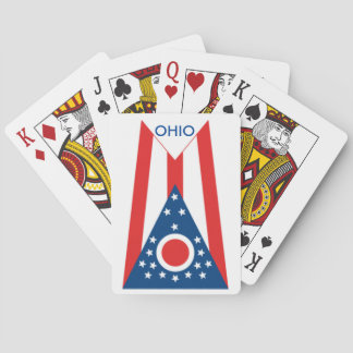 Ohio State Flag Playing Cards