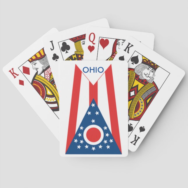 Ohio State Flag Playing Cards (Back)