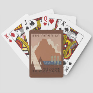 Ohio State Flag: The Buckeye State Banner Playing Cards
