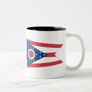 Ohio State Flag Two-Tone Coffee Mug