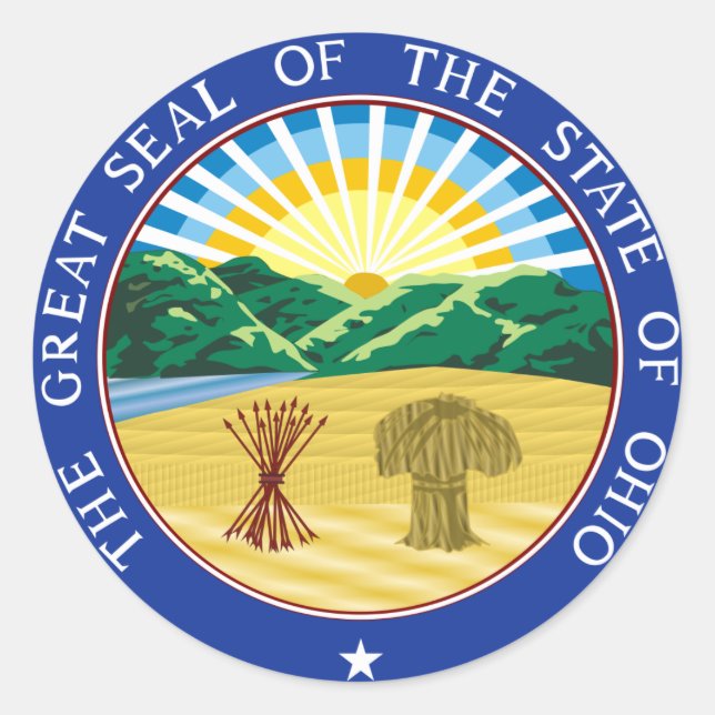Ohio State Seal Sticker (Front)