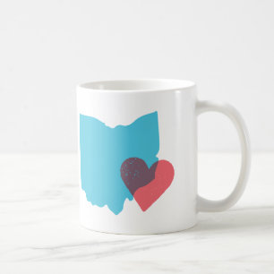 Ohio State Shape Love Mug