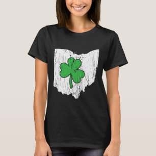 Ohio State St. Patrick's Day Ohio Green Shamrock T-Shirt
