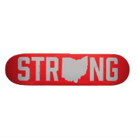 Ohio State Strong Buckeyes Skateboard