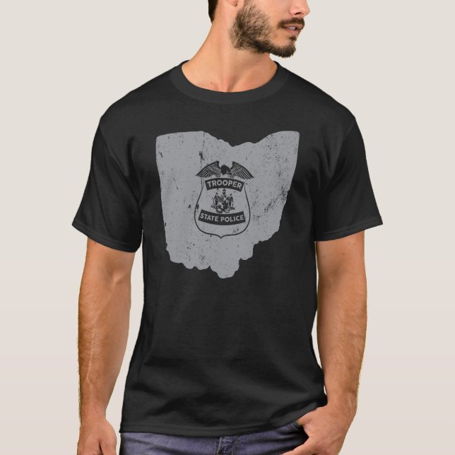 Ohio State Trooper Shirt Ohio Highway Patrol Shirt (Front)