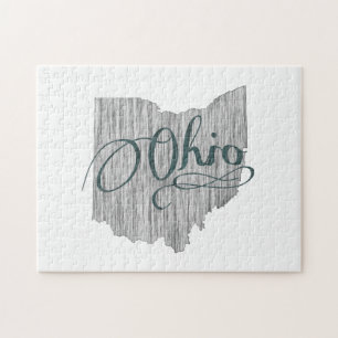 Ohio State Typography Jigsaw Puzzle