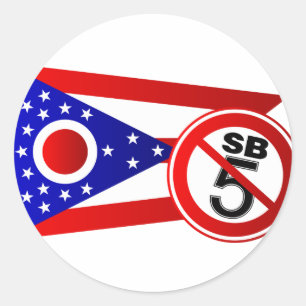 Ohio Stop SB5 Classic Round Sticker