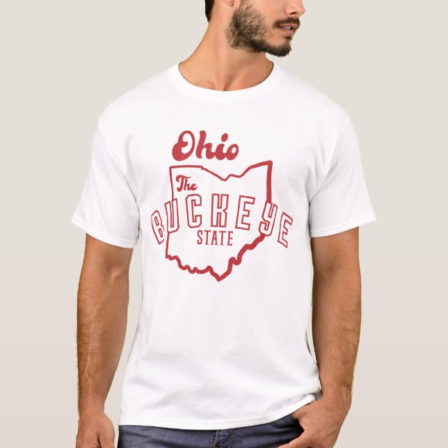 Ohio The Buckeye state T-Shirt (Front)