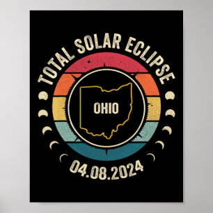 Ohio Total Solar Eclipse 2024 American Totality Ap Poster