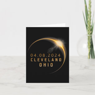 Ohio Total Solar Eclipse 2024 - Ohio Solar Eclipse Card