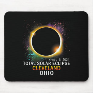 Ohio Total Solar Eclipse April 8 2024 Mouse Pad