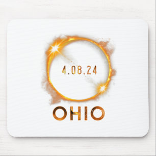 Ohio Total Solar Eclipse April 8 2024 Ohio Solar E Mouse Pad