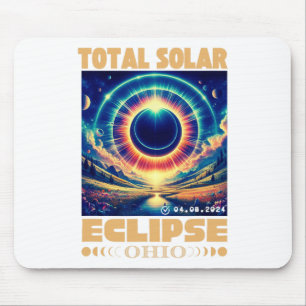 Ohio Total Solar Eclipse April 8 2024 Ohio Solar E Mouse Pad