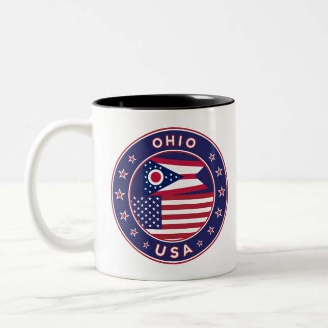 Ohio Two-Tone Coffee Mug (Left)