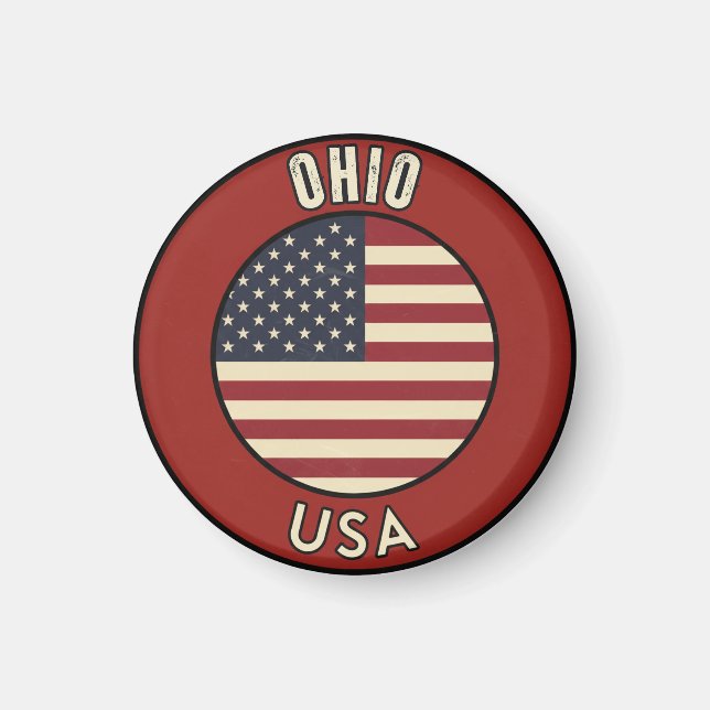 Ohio United States of America Magnet (Front)