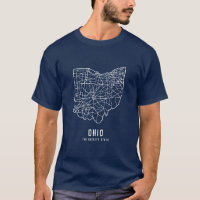 Ohio US State road map - Buckeye State map
