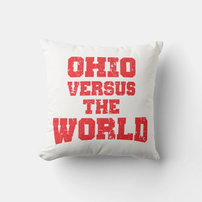 OHIO VERSUS THE WORLD CUSHION (Front)