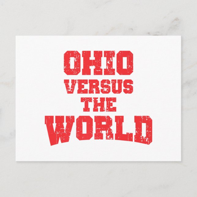 OHIO VERSUS THE WORLD POSTCARD (Front)