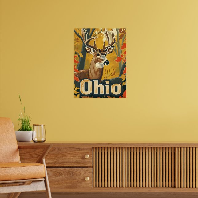 Ohio White-tailed deer Poster (Living Room 2)