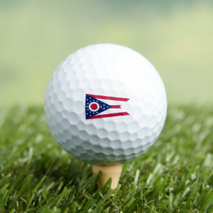 Ohioan Flag, Flag of Ohio Golf Balls