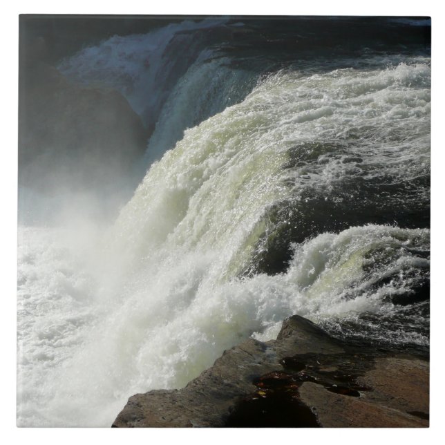 Ohiopyle Falls in Pennsylvania Ceramic Tile (Front)