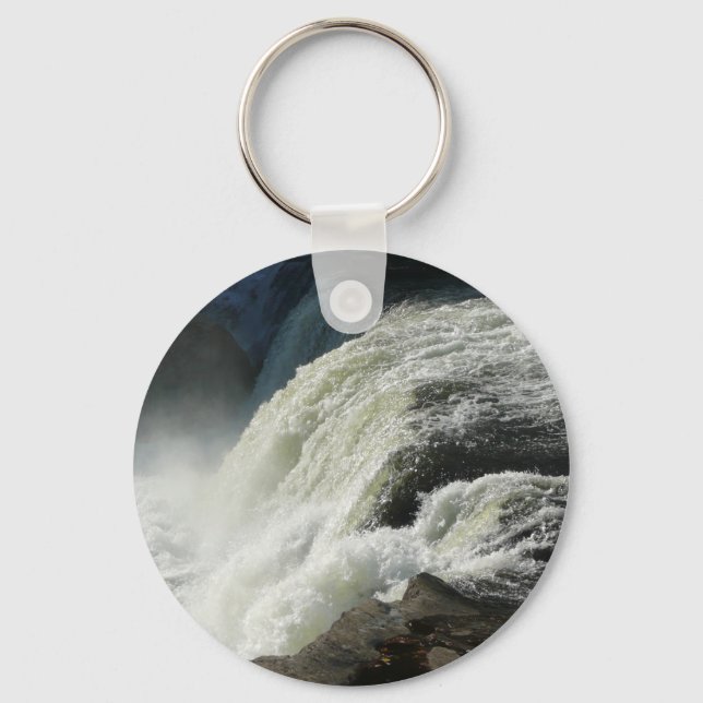 Ohiopyle Falls in Pennsylvania Key Ring (Front)